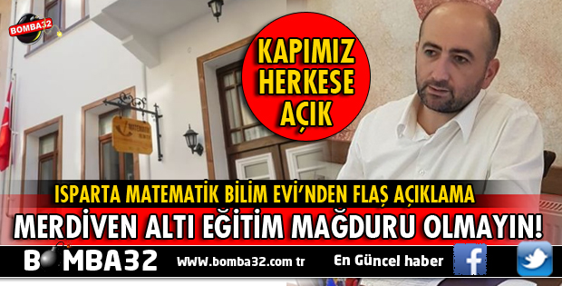 MERDİVEN ALTI EĞİTİM MAĞDURU OLMAYIN!