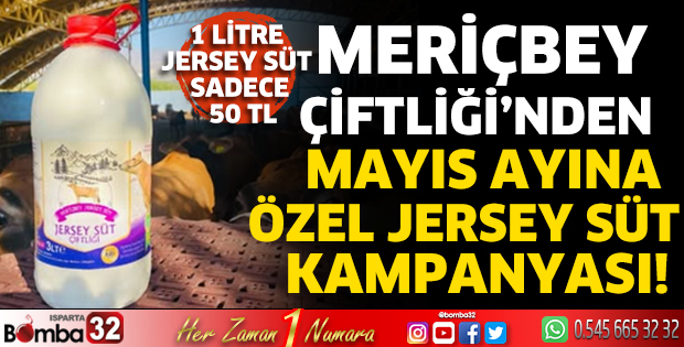 Meriçbey Çiftliği’nden jersey süt kampanyası!
