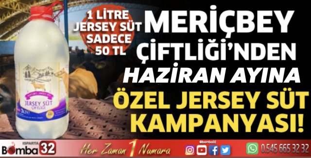 Meriçbey Jersey Süt’ten Haziran Ayına Özel Kampanya