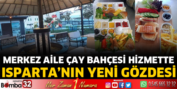 Merkez Aile Çay Bahçesi hizmette