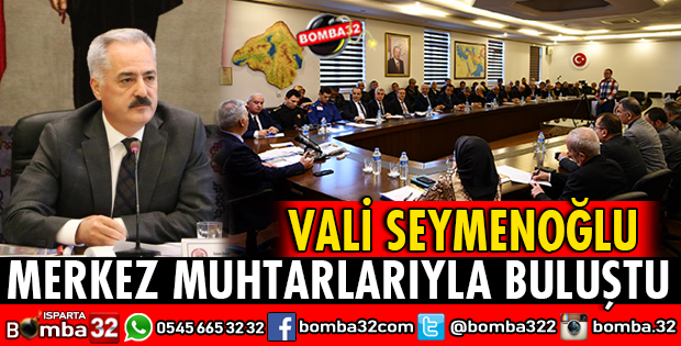 MERKEZ MUHTARLAR TOPLANTISI YAPILDI