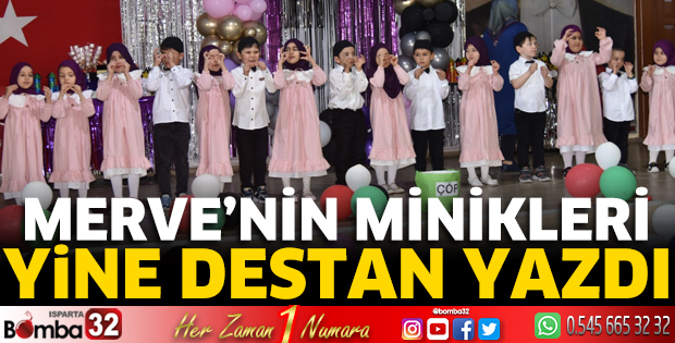 Merve’nin minikleri yine destan yazdı