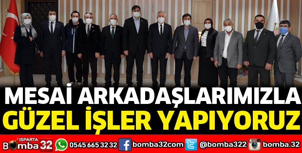 Mesai arkadaşlarımızla güzel işler yapıyoruz