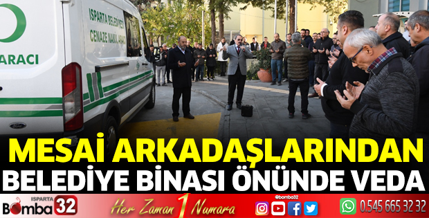 Mesai arkadaşlarından İsmail Tufan'a veda
