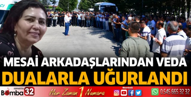 Mesai arkadaşlarından son veda