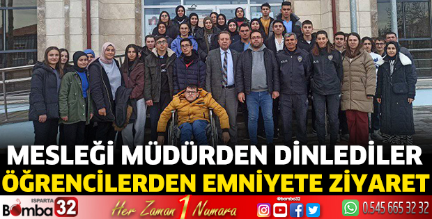 Mesleği müdürden dinlediler