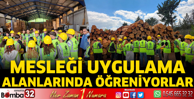 Mesleği uygulama alanlarında öğreniyorlar