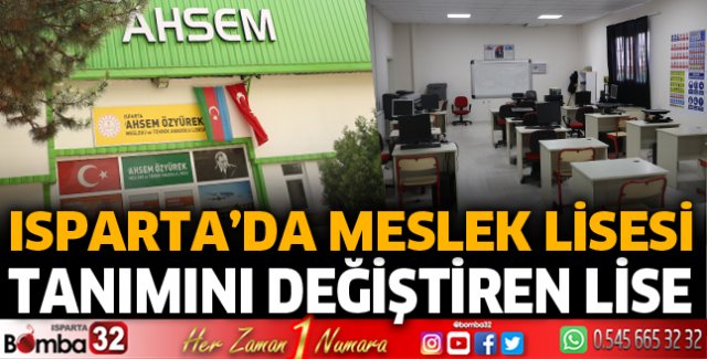 Meslek lisesi tanımını değiştiren lise