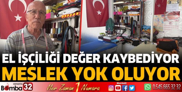 Meslek yok oluyor