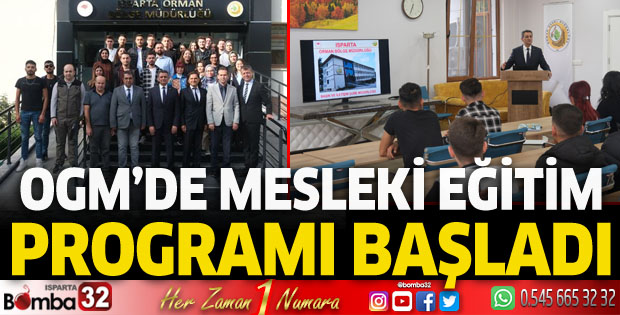 Mesleki Eğitim Programı başladı