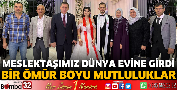 Meslektaşımız dünya evine girdi