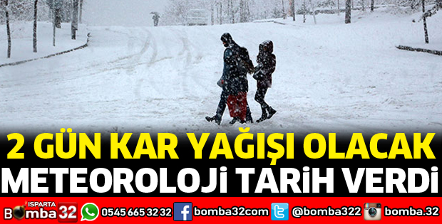 METEOROLOJİ TARİH VERDİ KAR GERİ GELİYOR