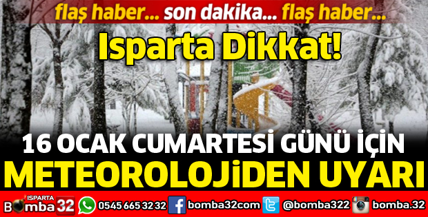 METEOROLOJİDEN KAR UYARISI