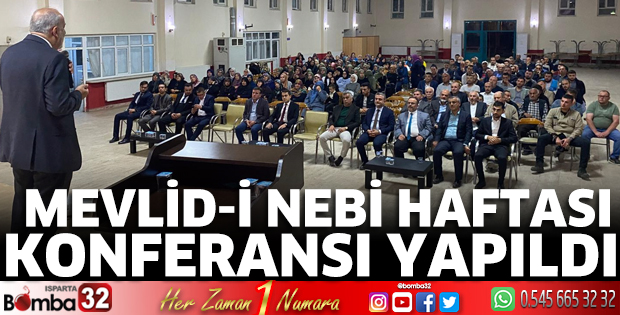 Mevlid-i Nebi Haftası Konferansı Yapıldı