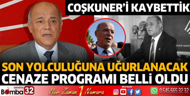 Mevlüt Coşkuner'e veda 