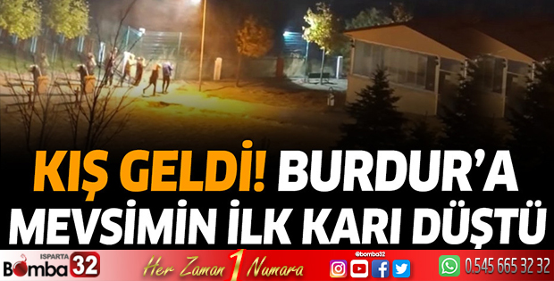 Mevsimin ilk karı geldi