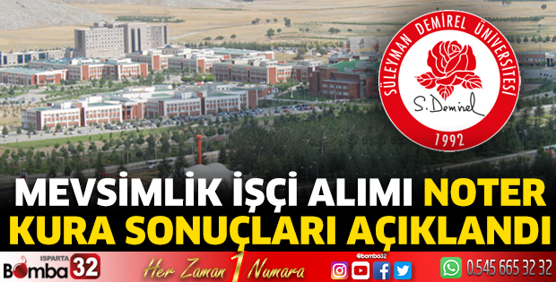 Mevsimlik İşçi Alımı Noter Kura Sonuçları Açıklandı