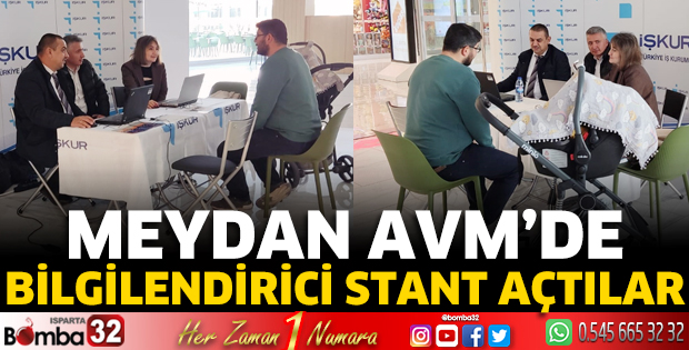 Meydan Avm'de bilgilendirici stant açtılar