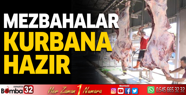 Mezbahalar kurbana hazır