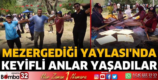 Mezergediği Yaylası'nda şenlik