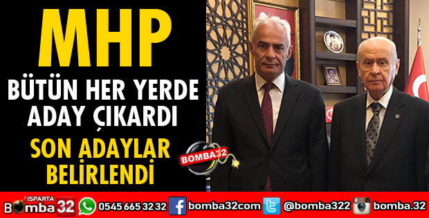 MHP 22 BELEDİYEDE ADAY ÇIKARDI