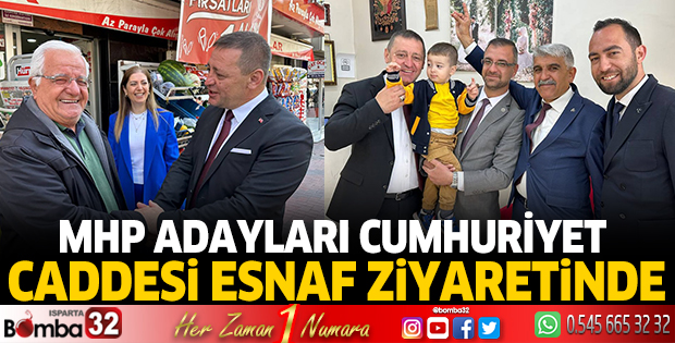 MHP Adayları Cumhuriyet Caddesi'nde 