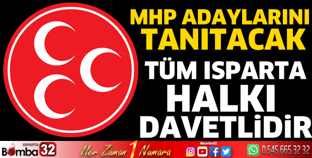 MHP adaylarını tanıtacak