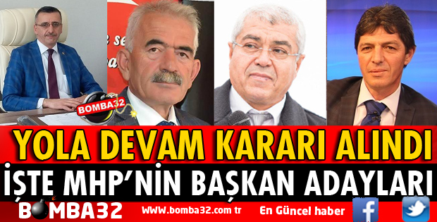 MHP GENEL MERKEZİ MEVCUT BAŞKANLARLA DEVAM KARARI ALDI