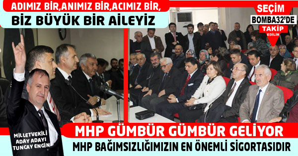 MHP GÜMBÜR GÜMBÜR GELİYOR