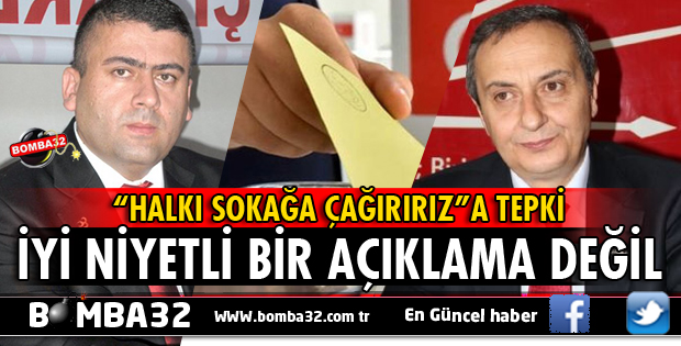 MHP İL BAŞKANINDAN TEPKİ