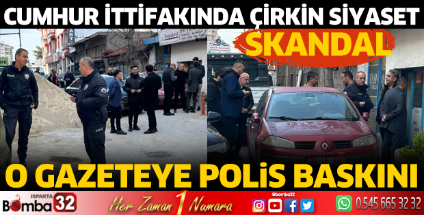 MHP Meclis üyesi adayının gazetesine polis baskını