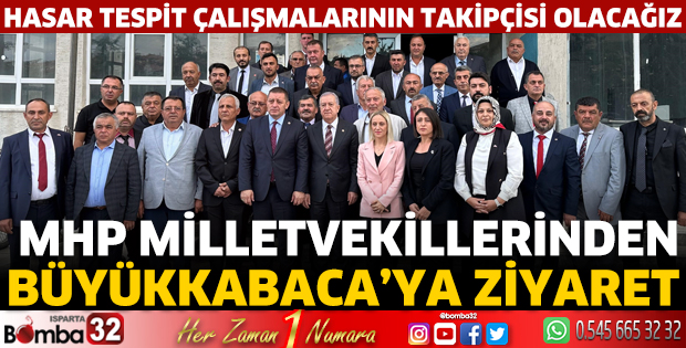 MHP Milletvekillerinden Büyükkabaca'ya ziyaret