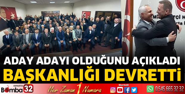 MHP’de devir teslim yapıldı