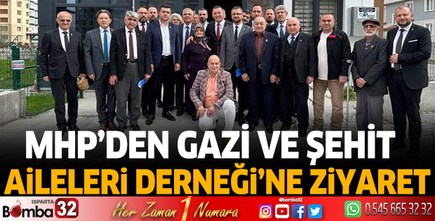 MHP’den Gazi Ve Şehit  Aileleri Derneği’ne ziyaret