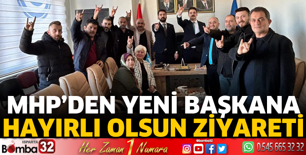 MHP’den yeni başkana hayırlı olsun ziyareti