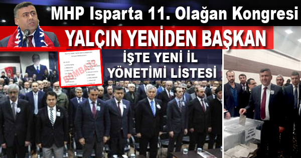 MHP'DE KONGRE COŞKUSU..İŞTE YENİ İL YÖNETİMİ LİSTESİ