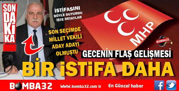 MHP'den bir istifa daha