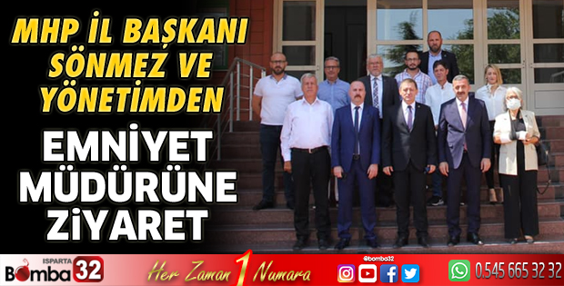 MHP'den Emniyet Müdürü Turanlı'ya hayırlı olsun ziyareti