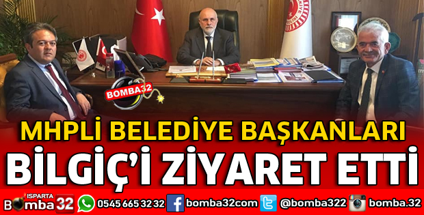 MHPLİ BAŞKANLARDAN BİLGİÇ'E ZİYARET