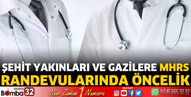 MHRS randevularında öncelik tanınacak