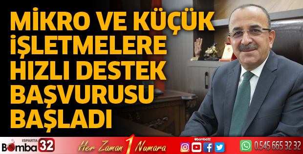 MİKRO VE KÜÇÜK İŞLETMELERE HIZLI DESTEK BAŞVURUSU BAŞLADI