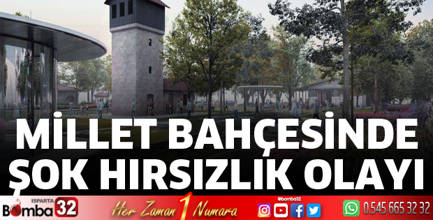 Millet bahçesinde hırsızlık yaşandı