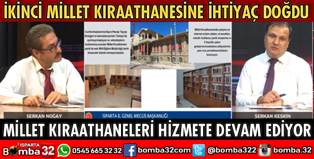 MİLLET KIRAATHANELERİ HİZMET VERMEYE DEVAM EDİYOR