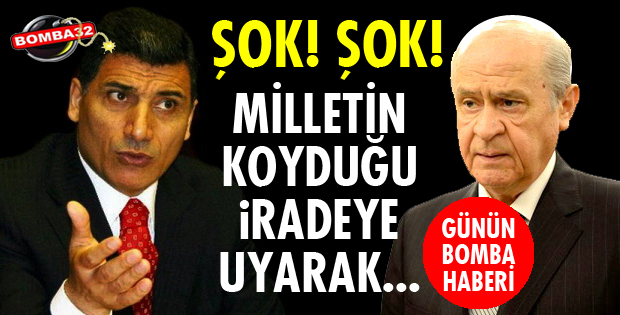 MİLLETİN KOYDUĞU İRADEYE UYARAK!