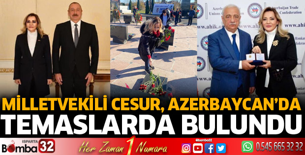 Milletvekili Aylin Cesur Azerbaycan'da