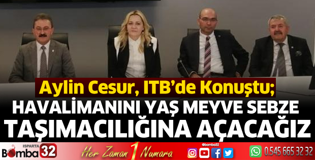 Milletvekili Aylin Cesur ITB'de