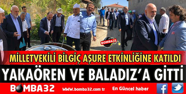MİLLETVEKİLİ BİLGİÇ BALADIZ VE YAKAÖREN'E GİTTİ