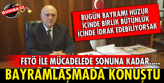 MİLLETVEKİLİ BİLGİÇ BAYRAMLAŞMA TÖRENİNDE KONUŞTU