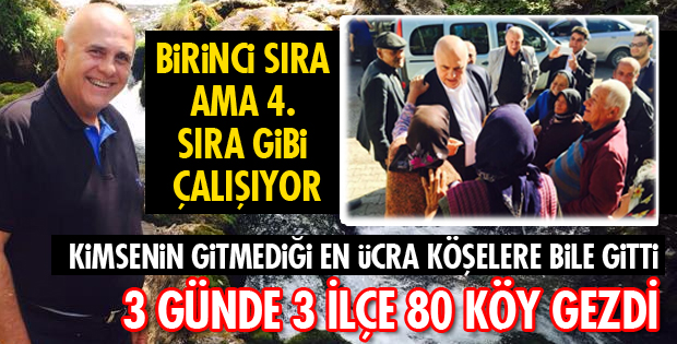 MİLLETVEKİLİ BİLGİÇ GECE GÜNDÜZ ÇALIŞIYOR
