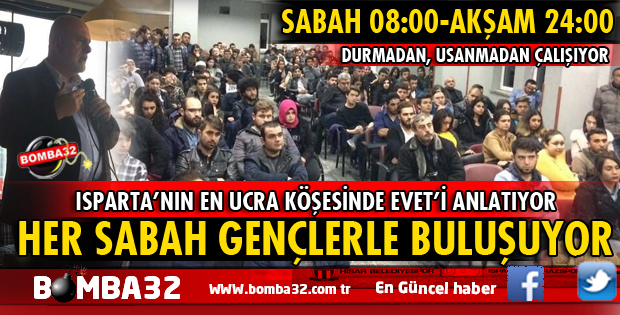 MİLLETVEKİLİ BİLGİÇ GENÇLERE EVET'İ ANLATIYOR